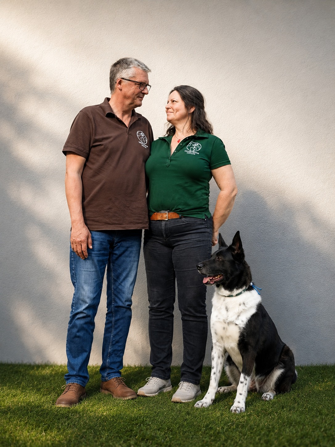 Gerhard und Sabine Höfler mit Hund Sammy